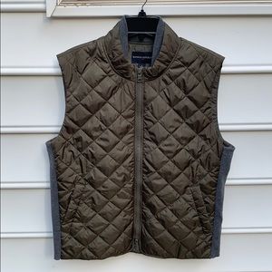 Army Green Banana Republic Puffer Vest